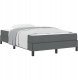 Łóżko sprężynowe z materacem ciemno szary 120 x 200 cm tkanina Lumarko! 1