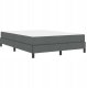 Łóżko sprężynowe z materacem ciemno szary 140 x 200 cm tkanina Lumarko! 1