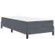 Łóżko kontynentalne z materacem Ciemnoszary 100 x 200 cm Lumarko! 1