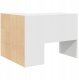 Biurko vidaXL Białe 102 cm x 75 cm 8