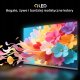 CHiQ L40QST TV 40", QLED, Full HD, Google TV, Frameless, Dolby Audio, dbx-tv, HDR 10 10