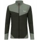 Bluza polarowa Salewa Puez Waffle Hyb PL Jacket - olive/shadow 1