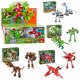 Klocki Konstrukcyjne Dinozaur Robot 2w1 50-70 el. Mix LEAN TOYS 1