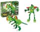 Klocki Konstrukcyjne Dinozaur Robot 2w1 50-70 el. Mix LEAN TOYS 3