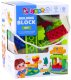 Zestaw Klocki Konstrukcyjne Przestrzenne Kolorowe 100 el. LEAN Toys 4