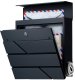 LeanToys Duża Skrzynka Pocztowa Na Listy Gazety Antracytowa 37x37x11 cm 4