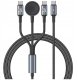 Kabel USB Usams USB-C - 2x USB-C Czarny 1