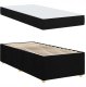 Rama łóżka z materacem z materacem Czarny 90 x 200 cm tkanina Lumarko! 4