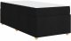 Rama łóżka z materacem z materacem Czarny 90 x 200 cm tkanina Lumarko! 7