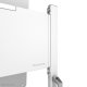 NEOMOUNTS MOVE Go Flip Rotational Mobile Floor Stand for Samsung Flip 139,7cm 55Zoll - 165,1cm 65Zoll fast install height adjustable 9