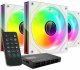 Mars Gaming MF3DPROKITW ARGB 120mm Remote Control Computer Cooler Kit 1