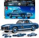 Mattel Brick Shop Klocki Hot Wheels Mercedes-Benz 300 SL Samochód do zbudowania Zestaw HWW25 1