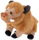 LeanToys Pluszowa Maskotka Przytulanka Dzik Brązowy 25cm 1