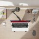 H100-FP Ergonomiczny uchwyt biurkowy do laptopa / monitora Regulacja 3D 7