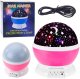 LeanToys Projektor Gwiazd Obrotowy 360 LED Lampka Nocna Różowy LEAN Toys 1