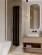 GRŁ-G/AP-1500X422-C / AQUAFORM / ASAMI-PLUS / GRZEJNIK ŁAZIENKOWY PIONOWY 1500X422 CZARNY Z WIESZAKAMI 682W / PRZY.DOL. 50MM / AQ.802-322415 4
