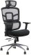 Fotel biurowy TREX czarny/aluminium STEMA 1