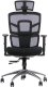 Fotel biurowy TREX czarny/aluminium STEMA 2