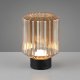 Table LED lamp REALITY LORD 1.5W 3000K 100lm rechargeable black/gold O13x19cm 6
