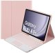 Etui z klawiaturą Bluetooth touchpad do Galaxy Tab A9 Plus (Różowe) 1