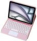 Etui z klawiaturą Bluetooth touchpad do iPad Air 13 Gen6 (Różowe) 1