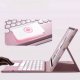 Etui z klawiaturą Bluetooth touchpad do iPad Air 13 Gen6 (Różowe) 2
