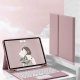 Etui z klawiaturą Bluetooth touchpad do iPad Pro 11 Gen5 (Różowe) 2