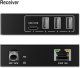 Digitus Digitus Przedłużacz USB 3.2 Gen1 CAT, 5 Gb/s, 4 porty: 3x USB-A / 1x USB-C, 100 m 4