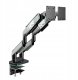 Podwójny uchwyt na monitory 49 cali, szaro-czarny RGB X-Arm Dual 1