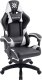 FOTEL DEFENDER COMPANION BIAŁO-CZARNY GAMING 1