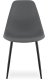 Krzesło skandynawskie ciemnoszare WAT czarne nogi do kuchni biuro 6