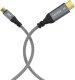 Kabel USB EFB Elektronik USB-HDMI-00001 adapter kablowy 1,8 m USB Type-C Czarny, Szary 4