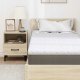 vidaXL Podkłady na materac Biały 80 x 200 cm Poliester Lumarko! 7