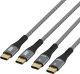 Kabel USB EFB USB-C - USB-C 2 m Czarny (USB-CC-00006) 2