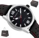 Zegarek Perfect Zegarek Perfect W146-02 męski perforowany pasek 44 mm . 8