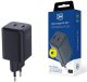 3mk Hyper Charger PD 45W GaN QC4+ PPS 2C Super-Fast Charge 2.0 Black 1
