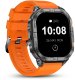 SMARTWATCH ZEGAREK MĘSKI GPS WODOODPORNY LATARKA ROZMOWY DWA PASKI MENU PL 3
