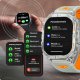 SMARTWATCH ZEGAREK MĘSKI GPS WODOODPORNY LATARKA ROZMOWY DWA PASKI MENU PL 9