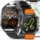 SMARTWATCH MĘSKI z GPS KOMPAS WODOODPORNY ROZMOWY MENU PL AMOLED 580mAh 2
