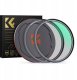 Zestaw 3w1 Filtr Polaryzacyjny Cpl Pierścień Magnetyczny Dekielek K&f 55 Mm / Sku.1702 7