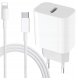 SZYBKA ŁADOWARKA KOSTKA USB-C 20W USB TYP C + KABEL DO LIGHTNING IPHONE 3M 4