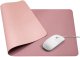 Podkładka pod Klawiaturę Mysz Na biurko Dwustronna Ekoskóra Róż 80x40 cm 2
