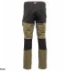 AISP - TRAIL spodnie do pasa 4WAY stretch podwójne potrójne szwy szyte mocną nicią 280 g/m2 wzmocnione mkieszenie na komórkę - khaki 110 28