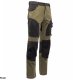 AISP - TRAIL spodnie do pasa 4WAY stretch podwójne potrójne szwy szyte mocną nicią 280 g/m2 wzmocnione mkieszenie na komórkę - khaki 110 30