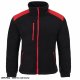 FLRA 340 - bluza polarowa unisex, gruba posiada bardzo dobre właściwości cieplne - pomarańczowo-czarny 2XL 18