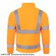 FLRA 340 - bluza polarowa unisex, gruba posiada bardzo dobre właściwości cieplne - pomarańczowo-czarny 2XL 61