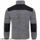 FLRA 340 - bluza polarowa unisex, gruba posiada bardzo dobre właściwości cieplne - piaskowo-czarny 2XL 51