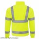 FLRA 340 - bluza polarowa unisex, gruba posiada bardzo dobre właściwości cieplne - jasno szaro-czarny 2XL 33