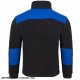 FLRA 340 - bluza polarowa unisex, gruba posiada bardzo dobre właściwości cieplne - jasno szaro-czarny 2XL 66
