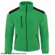 FLRA 340 - bluza polarowa unisex, gruba posiada bardzo dobre właściwości cieplne - jasno szaro-czarny 2XL 9